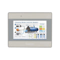 Weintek MT8050iE 4.3" HMI with resistive touch, Ethernet, RS-232/RS-485, and EasyBuilder Pro compatibility.